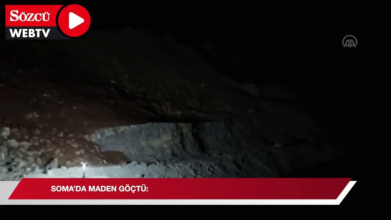 Soma'da maden göçtü: 1 işçi hayatını kaybetti, 3 işçi yaralandı