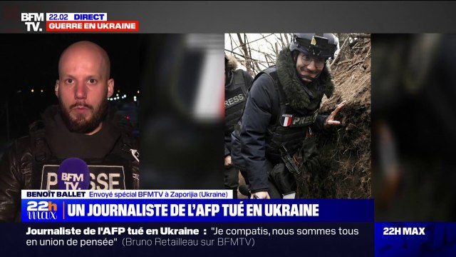 Journaliste de l'AFP tué en Ukraine: quatre autres journalistes sont sortis indemnes des frappes russes