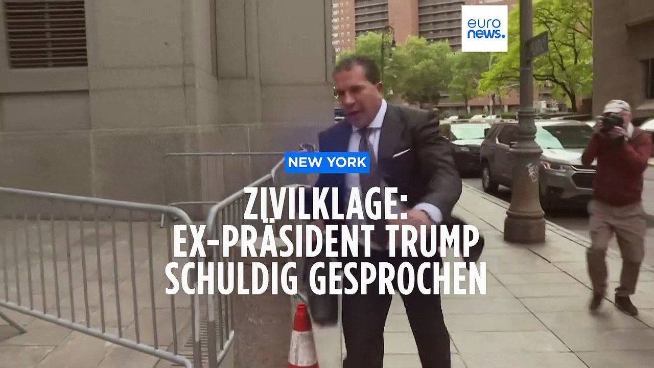Gericht spricht Trump schuldig: Er muss Klägerin 5 Mio. Dollar zahlen