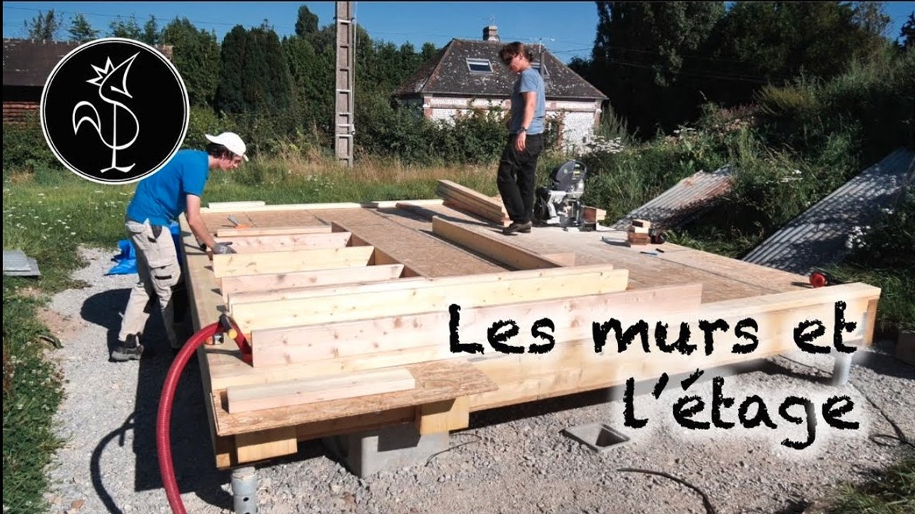 Decoupe de la structure des murs et du plancher du 1er etage