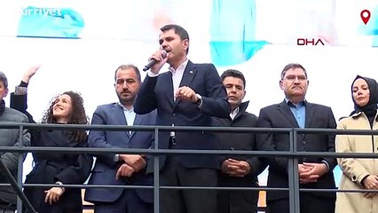 Bakan Kurum: Söz uçar eser kalır, bunların eseri yok