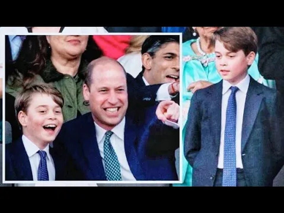 New! Breaking! Prince George Looks "Trussed Up" in £20 Tie Fans Claim