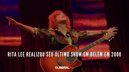 Rita Lee realizou seu último show em Belém em 2008; relembre