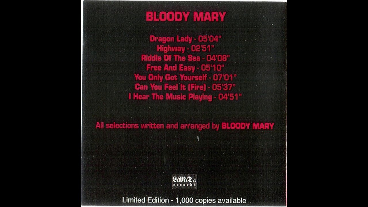 Bloody Mary  – Bloody Mary  Rock, Psychedelic Rock, Hard Rock 1974