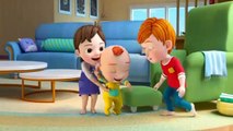 Little 3 Cute Baby Let`s play Hide And Seek At Home! Cartoon Video& Song! Cartoon Animation For Kids