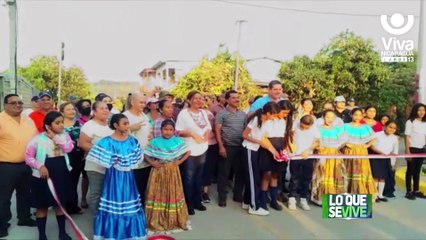 Inauguran calles para el pueblo en el Distrito 2 de Estelí