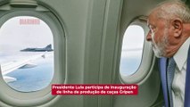 Lula participa de inauguração de linha de produção de caças Gripen;