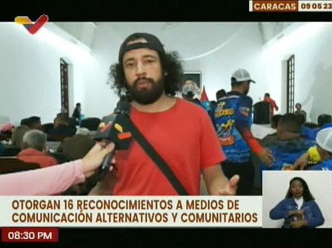 Otorgan 16 reconocimientos a medios de comunicación alternativos y comunitarios de Caracas