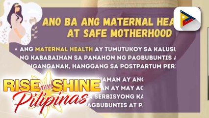 SAY ni DOK | Safe Motherhood Week