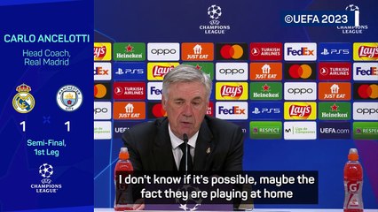 Ancelotti 'satisfied' despite Real drawing with City at home