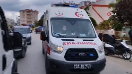 Motosiklet ile otomobil çarpıştı: 1 yaralı