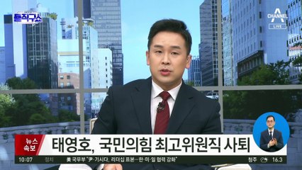 태영호, 국민의힘 최고위원직 ‘자진사퇴’