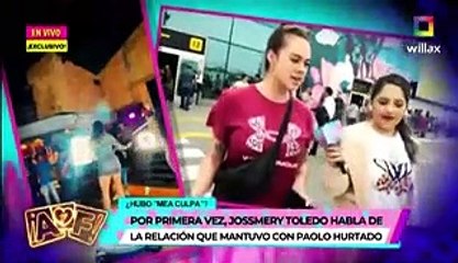 Jossmery Toledo insinúa que Paolo Hurtado se reconcilió con su esposa Rosa Fuente l entra a su casa y se queda con ella  Amor y Fuego  ampay de Jossmery Toledo y Paolo Hurtado
