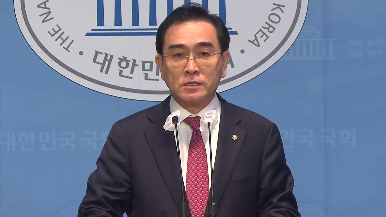 與 태영호, 최고위원 사퇴..."당·대통령실에 사죄" / YTN