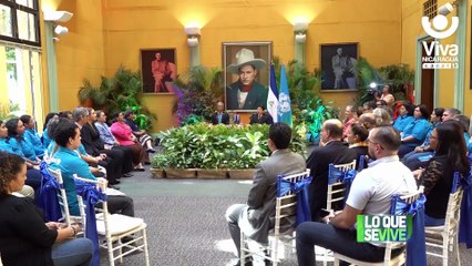 Nicaragua otorga Orden José de Marcoleta a representante de Unicef