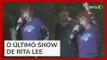 Em seu último show, Rita Lee confrontou policiais: 'Sou do tempo da ditadura, não tenho medo'