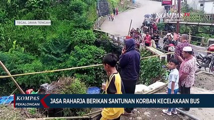 Kecelakaan Bus di Guci: Jasa Raharja Beri Santunan 37 Korban