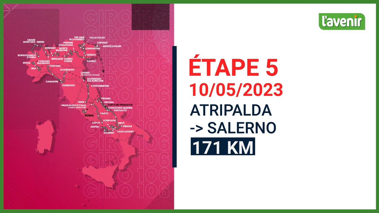 Giro 2023 : Valerio Piva préface la 5e étape du Giro