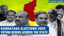 Karnataka Elections 2023: Voting begins as BJP looks to break 38-year-old record | Oneindia News