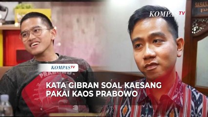 Kata Gibran Soal Kaesang Pakai Baju Bergambar Prabowo Subianto