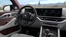 The first-ever BMW XM Interior Design in Blue-Silverstone-Gold