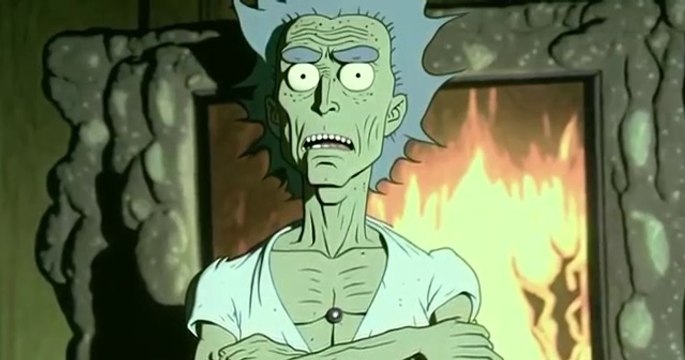 Rick and Morty as an 80's Dark Fantasy Animation by AI Rick et Morty en tant qu'animation Dark Fantasy des années 80 par AI