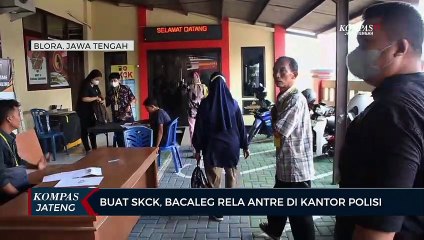 Buat SKCK, Bacaleg Rela Antre di Kantor Polisi