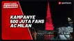 Jelang Derbi Milan di Liga Champions, Burj Khalifa Pancarkan Cahaya Merah