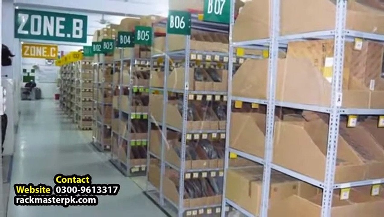 Heavy Duty Auto Display Parts Rack by Rack Master Gujranwala Pakistan