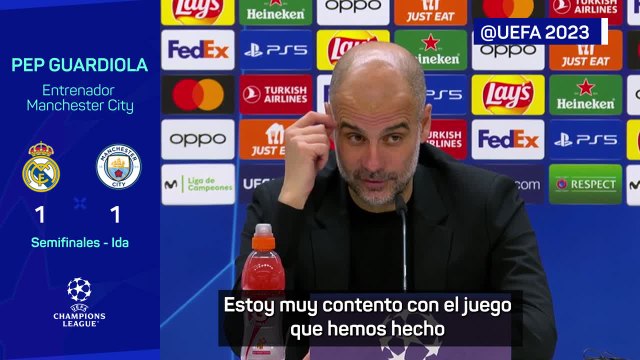 REAL MADRID 1 - MANCHESTER CITY 1 | Rueda de prensa PEP GUARDIOLA | CHAMPIONS LEAGUE | AS