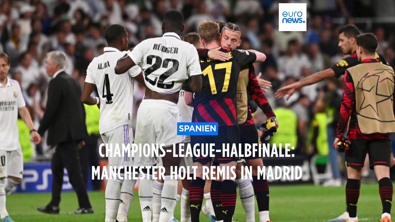Champions-League-Halbfinale: Manchester erkämpft Unentschieden in Madrid