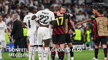 Nem bírt egymással a Real Madrid és a Manchester City a Bajnokok Ligájában