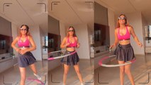 Nia Sharma Hula Hoop Workout Video Viral | Boldsky