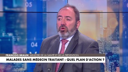 François Braun : «Il y a plus de 80% du territoire français qui est en désert médical»