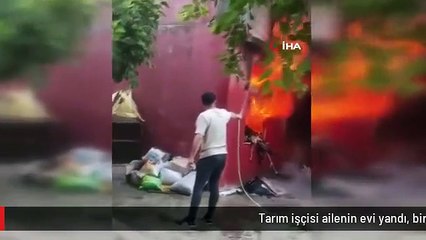 Tarım işçisi ailenin evi yandı, biriktirdikleri 25 bin lira kül oldu