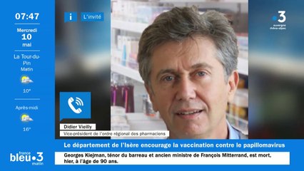 Didier Vieilly, vice-président de l'ordre régional des pharmaciens