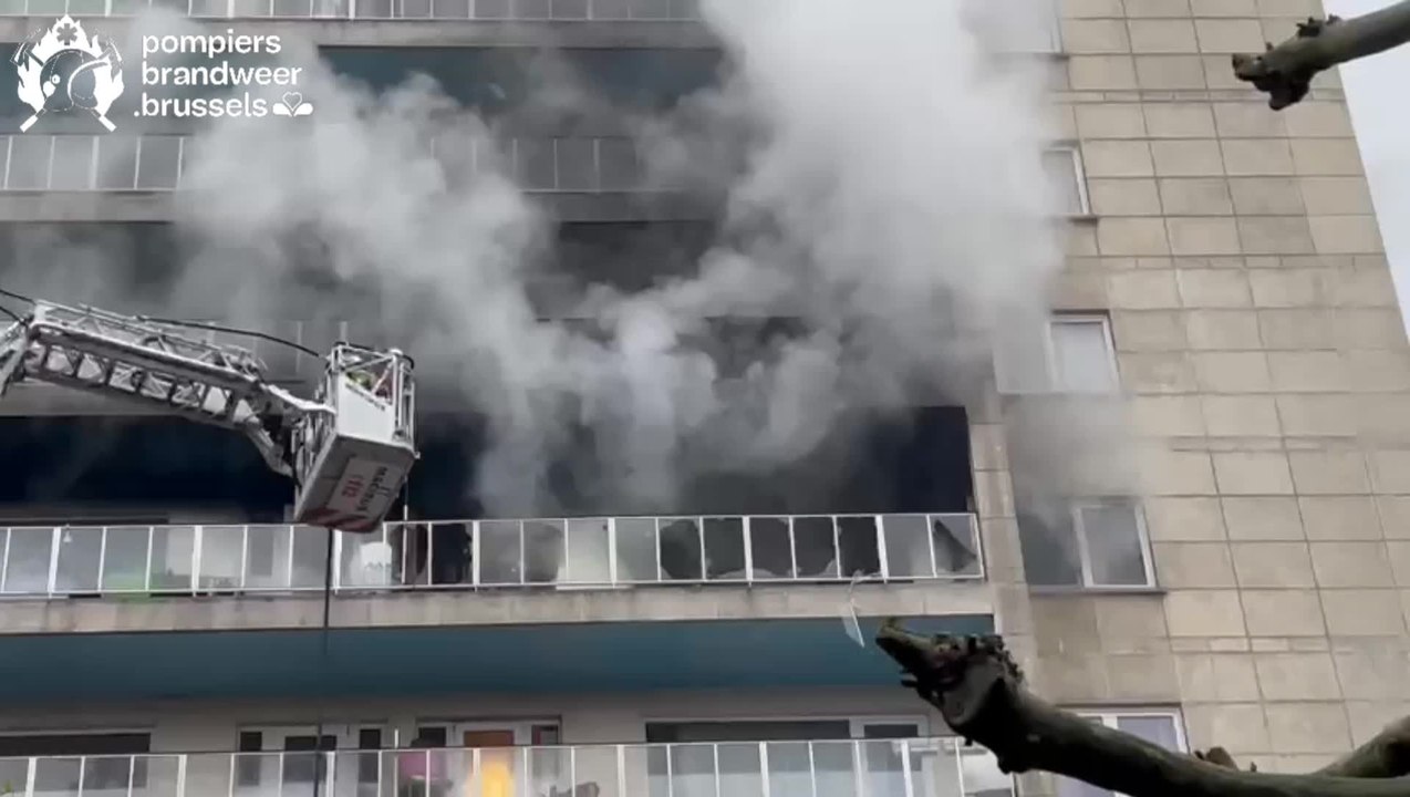 Explosion et incendie à Ganshoren: l'immeuble inhabitable