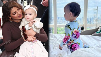 Priyanka Chopra Daughter Maltie साथ में कर रहे Chill, Maltie के साथ PC के perfect morning scenes