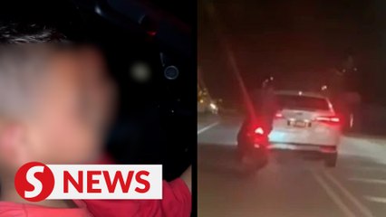 Six-year-old drives car for 2.5 km before crashing into a lamp post