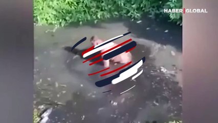 İlginç anlar: Tuvaletini yaparken telefonunu düşürdü kanalizasyonda aradı, başına gelmeyen kalmadı