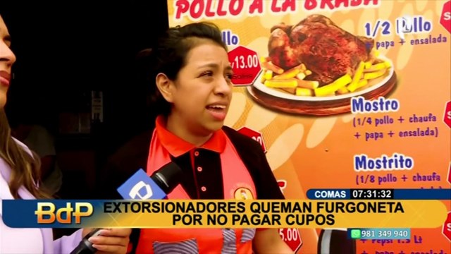 Empresario se habría negado a pagar cupos: extorsionadores queman furgoneta en Comas