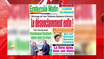 La Revue de presse de RTI 1 du 10 mai 2023 par Nahomi Alafé