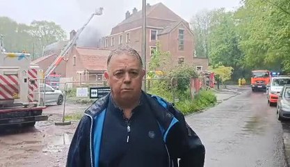 Incendie à la maison de repos "Les Bruyères" à Grandglise