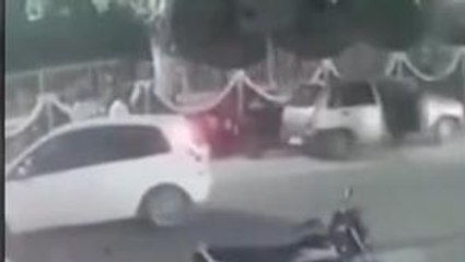 सीसीटीवी की नज़र: फिल्मी स्टाइल में युवक के अपहरण की कोशिश, VIDEO आया सामने