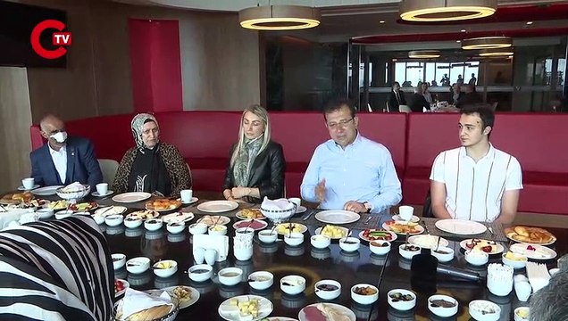 Ekrem İmamoğlu, Erzurum'daki taşlı saldırıda yaralanan yurttaşlarla buluştu!