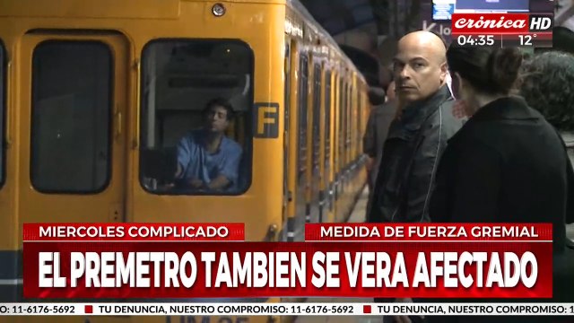 Nuevo paro de subtes afecta a las líneas D, E y al Premetro