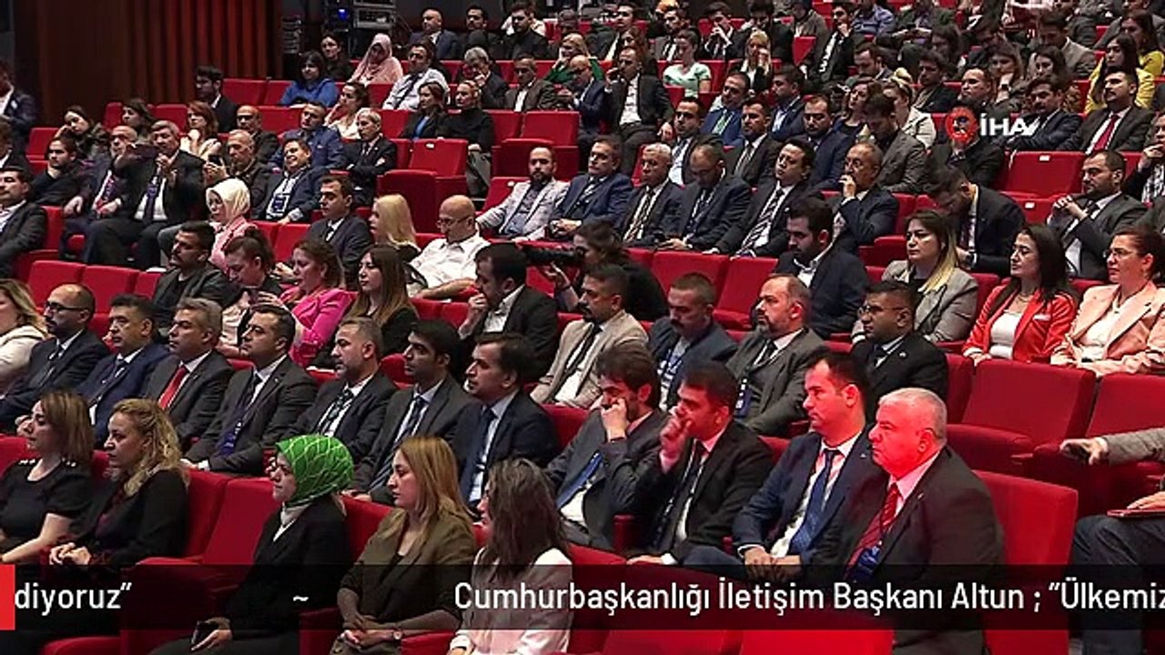 Cumhurbaşkanlığı İletişim Başkanı Altun : "Ülkemize mahsus bir iletişim modeli olmasıyla iftihar ediyoruz"