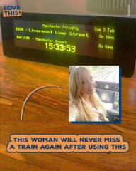 NEVER MISS A TRAIN AGAIN! The alarm clock that doubles as a live departure board