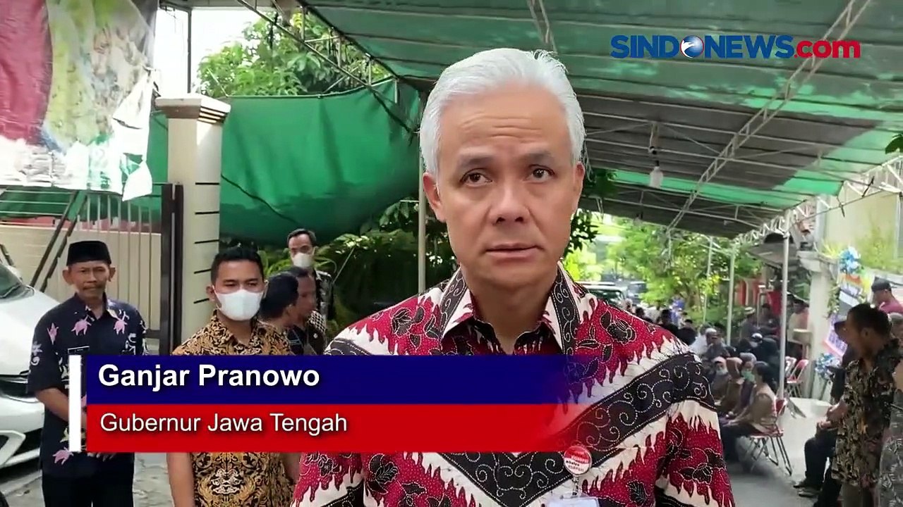 Gubernur Jawa Tengah Ganjar Pranowo Melayat ke Rumah Duka Korban Kecelakaan Lift Pemrov Jateng