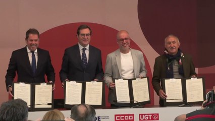 Sindicatos y patronal firman el nuevo acuerdo salarial hasta 2025